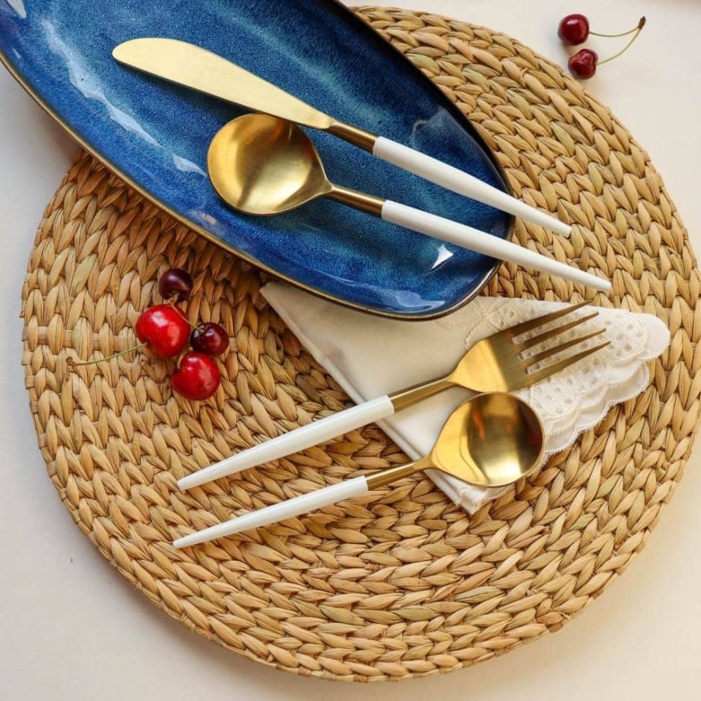 Buy Sustainable Table Mat - Water Reed (Kauna Grass) - Souls of India